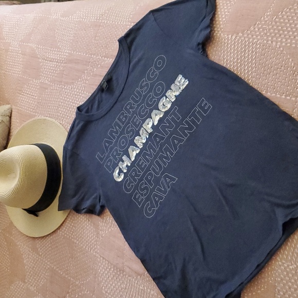 J.Crew Sequins T- shirt. Sz Small - Picture 1 of 8